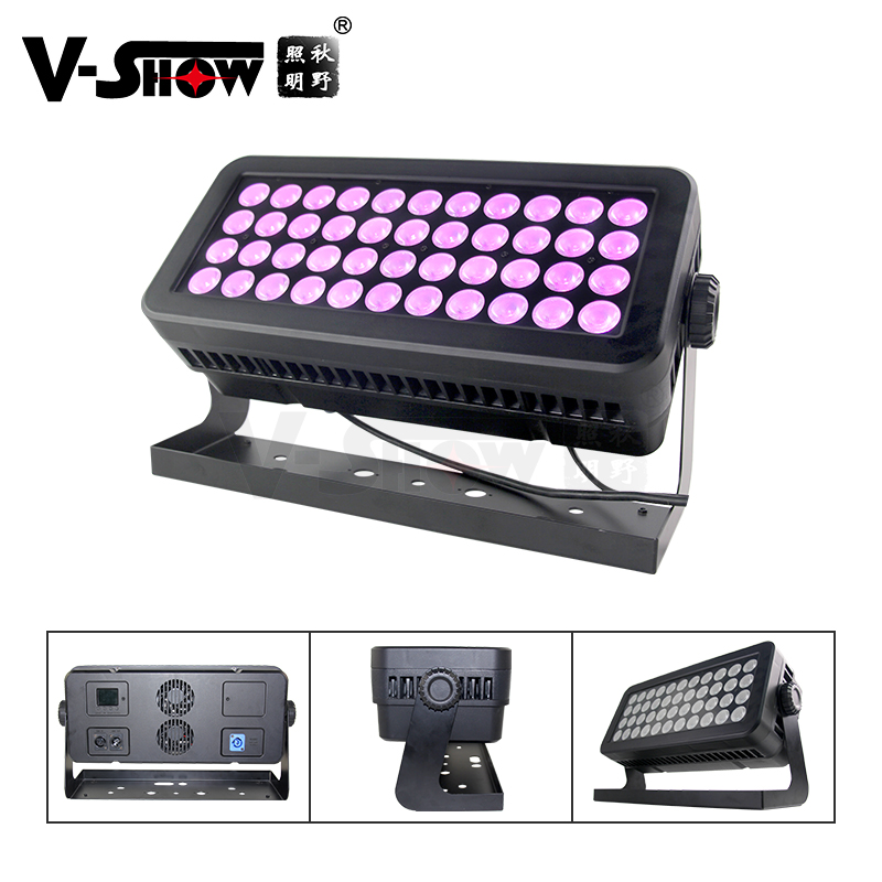 2pcs Outdoor led bar 44x10W RGBW 4in1dmx led wall wash Ip65 outdoor led